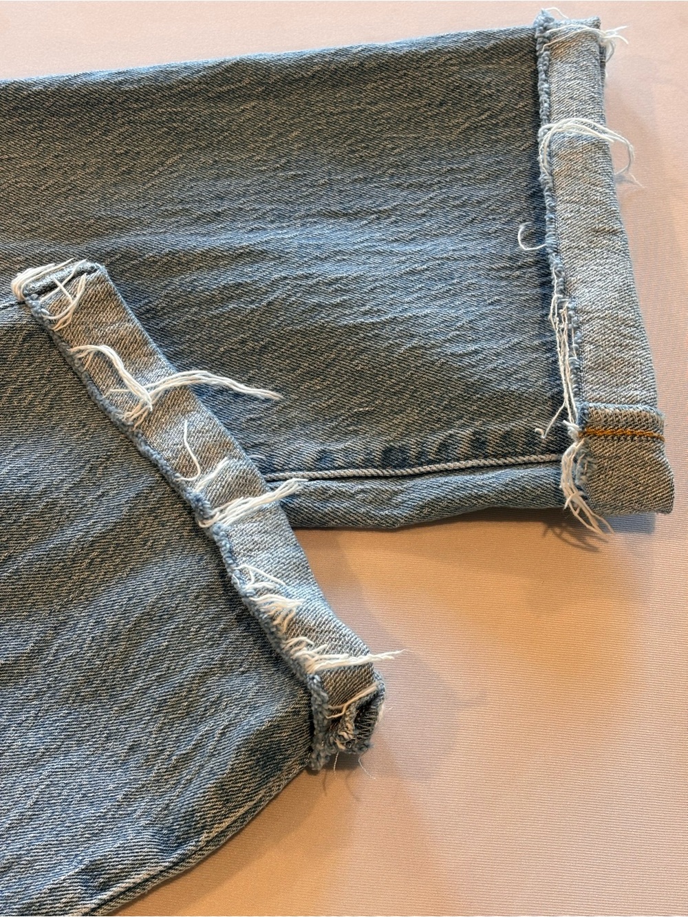 LEVI’S Ribcage High Rise Light Blue Light Wash Straight Leg Women's Jeans Sz 27 - Picture 9 of 14